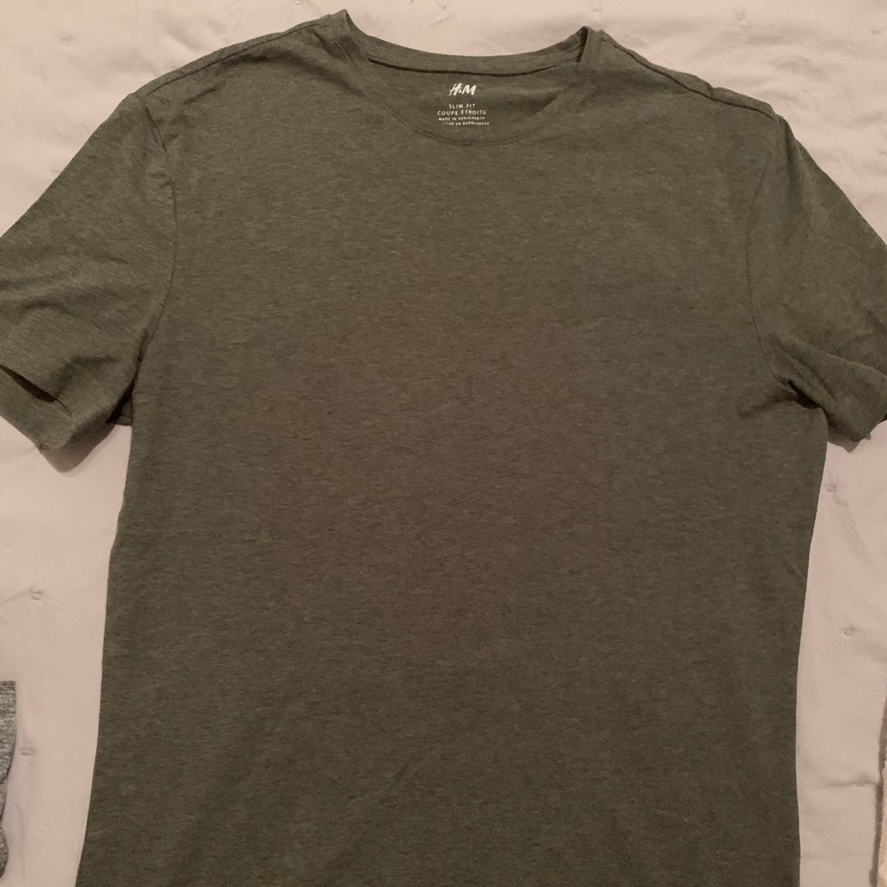 Gray shirt